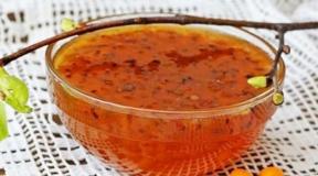Marmellata di olivello spinoso per l'inverno - una ricetta semplice Come cucinare l'olivello spinoso