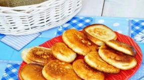 Whey pancake: recipe at calorie na nilalaman