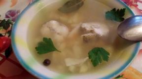 Classica zuppa di pesce persico