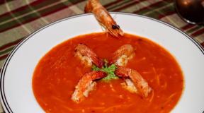 Tomato gazpacho na sopas - hakbang-hakbang na recipe